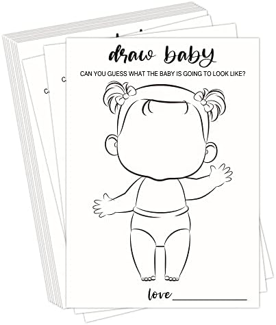 Draw игра за душата на детето, Може ли да предполагам, как ще изглежда детето, Изготвя лицето на малко момиче, 30 детски игрални карти