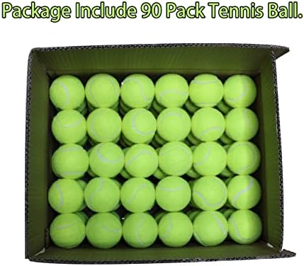 Тенис Топки ZHUOKECE, 90 Опаковки Тренировъчни Тенис Топки, Спортни Топки за Домашни Кучета, които Играят на Топки, подходящи за Тренировъчен топка За Начинаещи