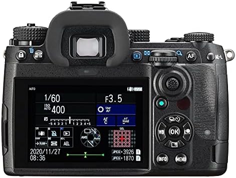 Корпус огледално-рефлексен фотоапарат Pentax K-3 Mark III формат APS-C, черен, с обектив HD DA 16-85 мм F3.5-5.6 ЕД DC WR