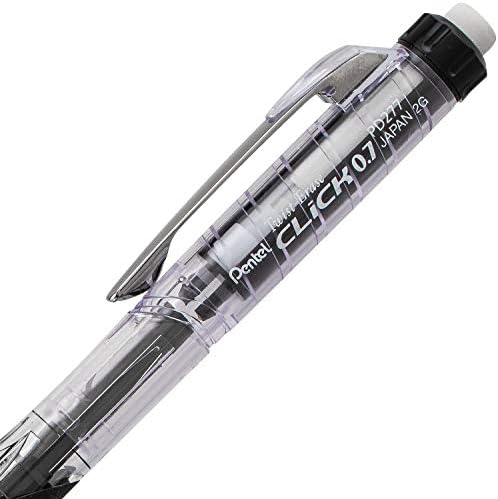 Ценен набор от механични моливи Pentel Twist-Erase Click (6 механични моливи 6 допълнителни ластиков, 3 туби с грифельными заправками)