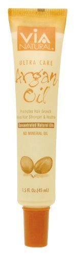 Концентриран натурално масло арганы VIA Natural Ultra Care 1,5 мл - стимулира растежа на косата, прави ги по-силни и здрави - 24 опаковки