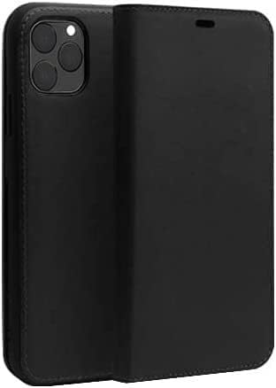Кожен калъф-портфейл ADAARA за телефона [Държач за карти], за Apple iPhone 11 Pro Max 6,5 инча, Бизнес устойчив на удари калъф-книжка с панти капак [Защита на камерата] (цвят: Preto)