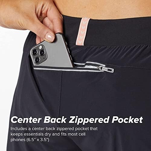 Спортни къси панталони KORSA Прегръдка 7 2.0 за жени с джобове | Леки, Отводящие влагата и с къса подплата | за джогинг, йога, фитнес зала | Сенчесто, Големи