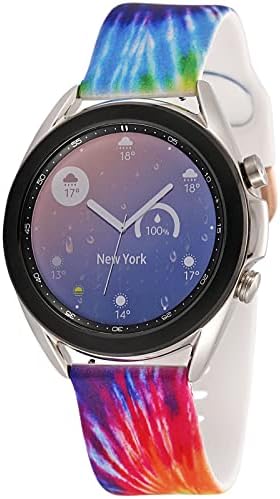 Greaciry 3-Pack е Съвместим с Samsung Galaxy Watch Active Bands /Active 2 Bands / Galaxy 3 Watch Bands 41 мм, 20 мм, мек силикон водоустойчив