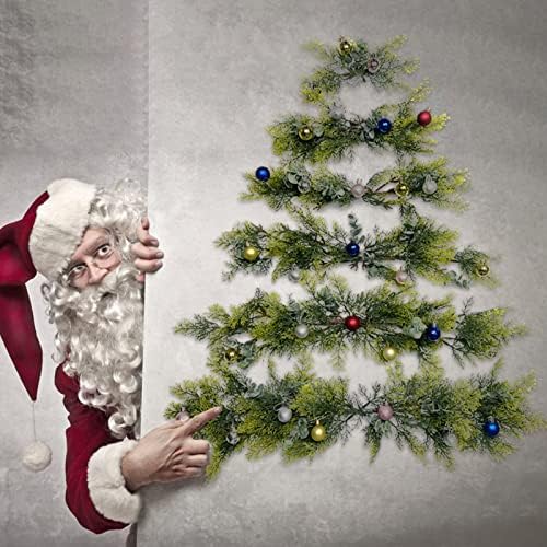 Стенни Коледно дърво 2022 Мини-декорация за Коледната елха Окачени Коледни Елхи Подвесная Стенни Коледно Дърво, Висящи Звънчета Украса Спестяване на пространство с