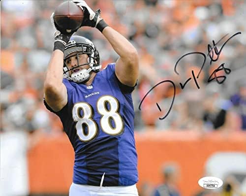 Денис Пит е подписал снимка Балтимор Рейвънс 8x10 с автограф от JSA - Снимки NFL с автограф