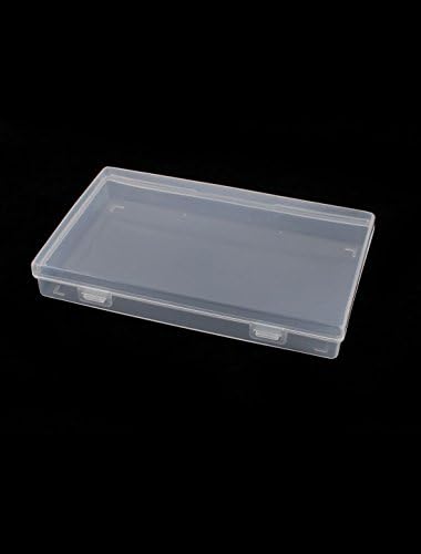 Контейнер за съхранение на чисти компоненти IIVVERR Пластмасов Празен Куфар-скоростна 7 x 4 (Caja clara de plástico de la caja del contenedor