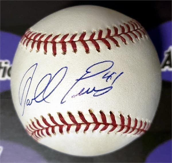 Бейзбол с автограф Даррелла Еванс - Бейзболни топки с автографи