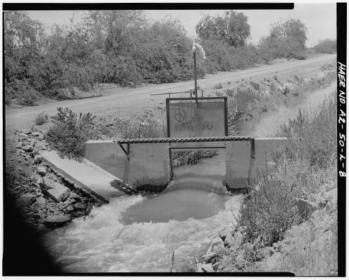 Исторически находки Снимка: Проект за напояване Сан Карлос, канал Casa Blanca, река Gila, Кулидж, Аризона,7