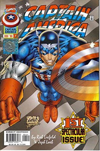 Капитан Америка (2 серия) #1A VF; Комиксите на Marvel | Героите се възражда