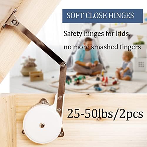 - Панти за кутия с играчки Soft Close - Удобни линии за шкафа Soft Close Панти, Осовите линии за защитно покритие за покрива на дървени