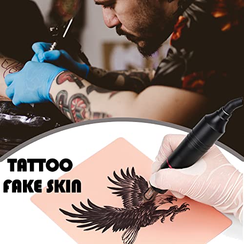 sotica10шт Скинове за практикуване на татуировки и 20pcs Хартия за прехвърляне на татуировки и 100ШТ Чанти за щипка за захващане татуировки