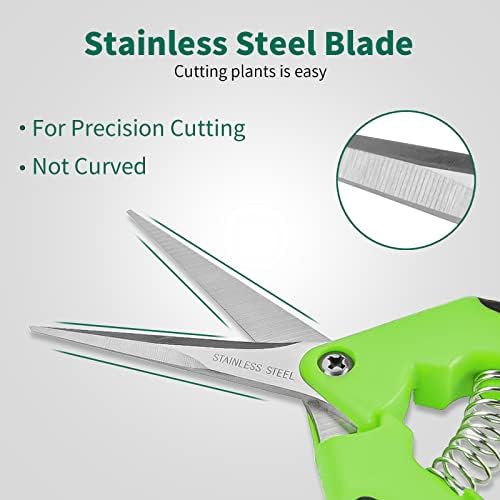 Ножици за подстригване SZHLUX, 1 опаковка, 6,5-инчов Ръчно изработени Градински Ножици, Професионални Ножици за подстригване с Директни