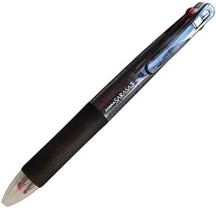 Химикалка писалка Zebra Sarasa 3 P-J3J2-BK 3-Цветен Гел, Черна